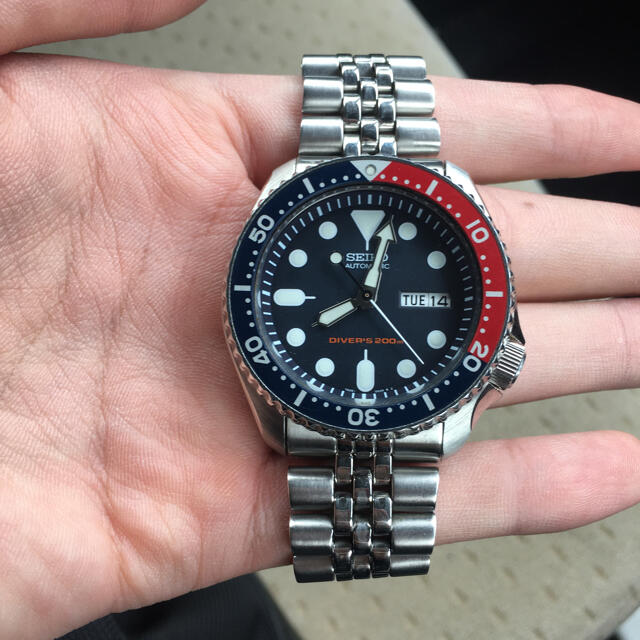 SEIKO SKX009 ネイビーボーイ　美品