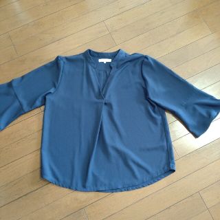 グローブ(grove)のrrr様専用　grove ブラウス　ネイビー(シャツ/ブラウス(長袖/七分))