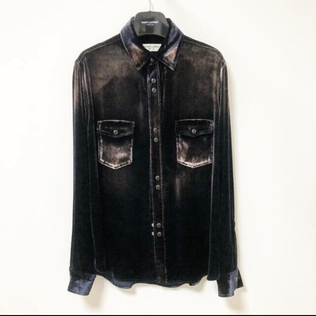 Saintlaurent ベロアシャツ | フリマアプリ ラクマ