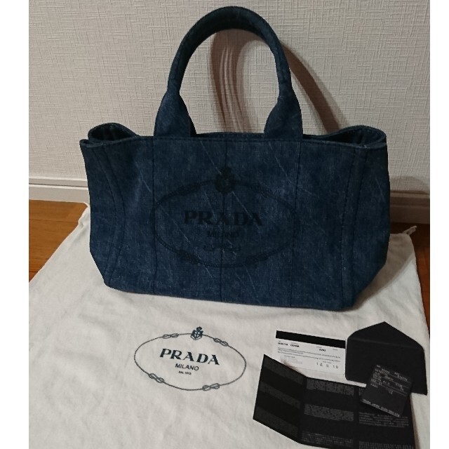 PRADA カナパ デニム＊最終値下げ