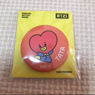 ボウダンショウネンダン(防弾少年団(BTS))のBTS 缶バッジ　bt21 TATA テテ(アイドルグッズ)