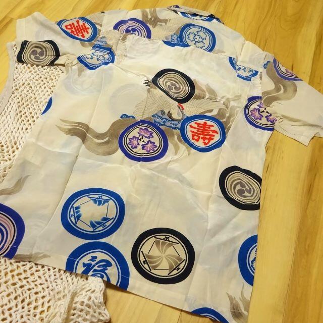 TORNADO MART(トルネードマート)のトルネードマート和柄シャツ タンクトップつきシルクアロハ半袖 メンズのトップス(Tシャツ/カットソー(半袖/袖なし))の商品写真
