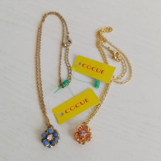 コキュ(COCUE)のCOCUE フラワーネックレス(ネックレス)