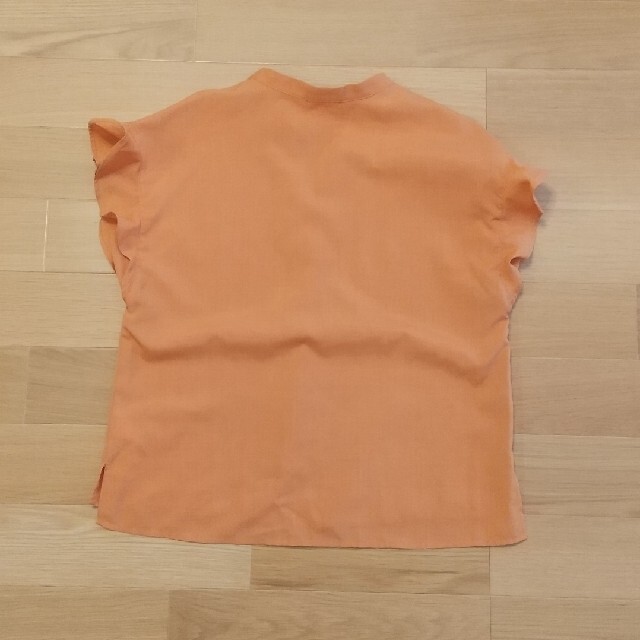 Techichi(テチチ)のブラウス　オレンジ レディースのトップス(シャツ/ブラウス(半袖/袖なし))の商品写真