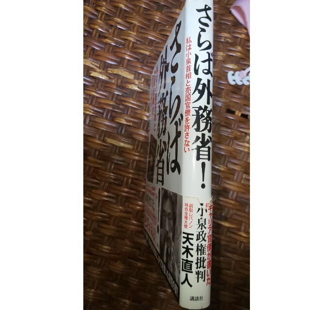 講談社(コウダンシャ)のさらば外務省！ 私は小泉首相と売国官僚を許さない エンタメ/ホビーの本(人文/社会)の商品写真