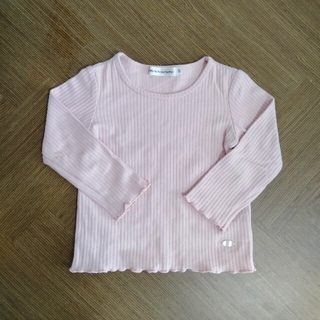 ベベ(BeBe)のBeBe ピンクカラートップス 100cm(Tシャツ/カットソー)