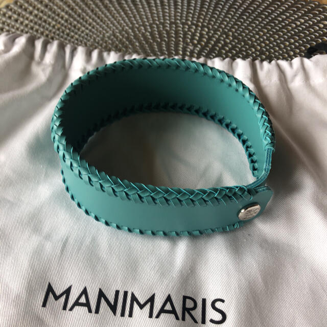 manimaris マニマリス フルムーン バスケットショートハンドルブルー