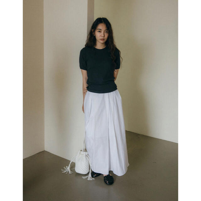 OHOTORO　Lea Flare Skirt　チャコール