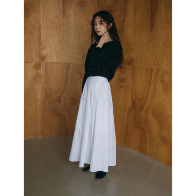 OHOTORO　Lea Flare Skirt　チャコール