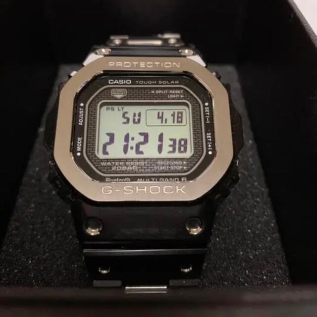 G-SHOCK(ジーショック)のGMW-B5000D-1JF G-SHOCK メタル シルバー キムタク 教場 メンズの時計(腕時計(デジタル))の商品写真
