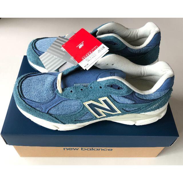 New Balance(ニューバランス)のLEVI'S NEW BALANCE M990LI3 blue US9 27cm メンズの靴/シューズ(スニーカー)の商品写真