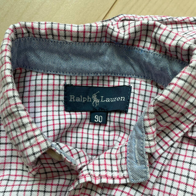 POLO RALPH LAUREN(ポロラルフローレン)のポロラルフローレン チェックシャツ 長袖シャツ キッズ/ベビー/マタニティのキッズ服男の子用(90cm~)(ブラウス)の商品写真