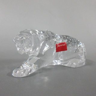 バカラ(Baccarat)のバカラ 小物美品  クリア 置物/トラ(その他)