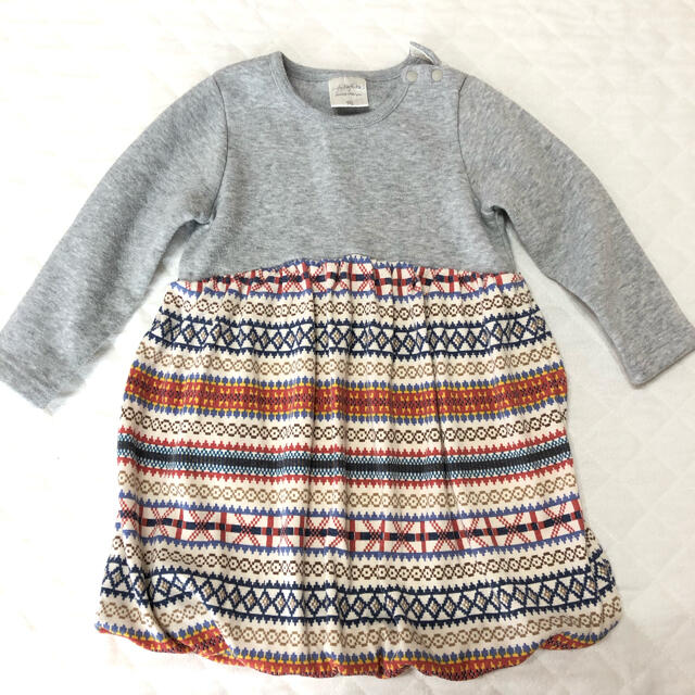 futafuta(フタフタ)の裏もこチュニック 90cm キッズ/ベビー/マタニティのキッズ服女の子用(90cm~)(Tシャツ/カットソー)の商品写真