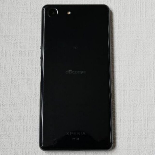 SONY Xperia Ace 黒 ブラック docomo SO-02L 中古 スマホ/家電/カメラのスマートフォン/携帯電話(スマートフォン本体)の商品写真