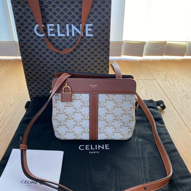 新品未使用 CELINE セリーヌ トリオンフキャンバス ショルダーバッグ