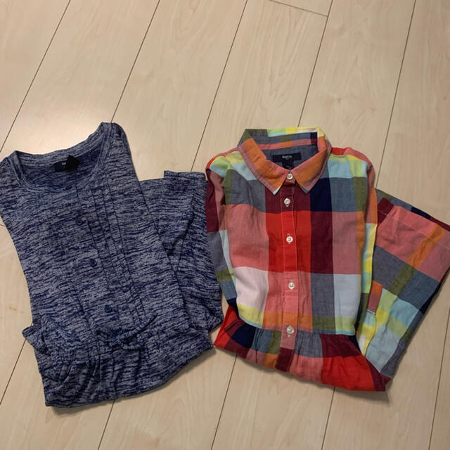 GAP Kids(ギャップキッズ)のgap キッズ　長袖　ワンピース　セット　140 キッズ/ベビー/マタニティのキッズ服女の子用(90cm~)(ワンピース)の商品写真