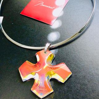 バカラ(Baccarat)のレア❤️バカラ　オクシタン　オメガネックレス   レインボーカラー　希少品(ネックレス)