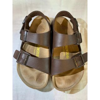 ビルケンシュトック(BIRKENSTOCK)のビルケンシュトック  ミラノ　ブラウン　36(サンダル)