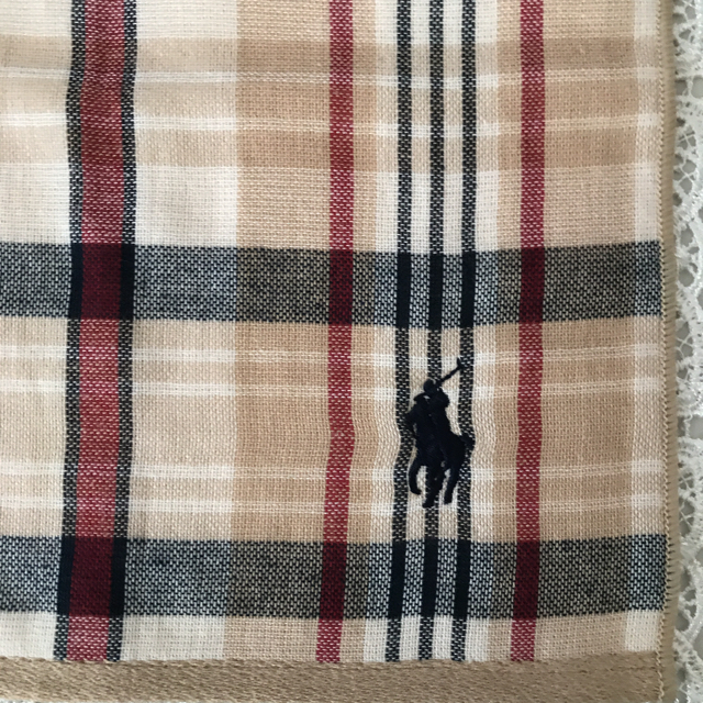 POLO RALPH LAUREN(ポロラルフローレン)のNissy's様専用　　新品　ラルフローレン　タオルハンカチ　2枚セット レディースのファッション小物(ハンカチ)の商品写真