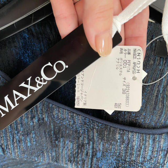 Max & Co.(マックスアンドコー)のＭＡＸ＆ＣＯ　秋冬ワンピース　新品未使用　サイズ38 レディースのワンピース(ミニワンピース)の商品写真