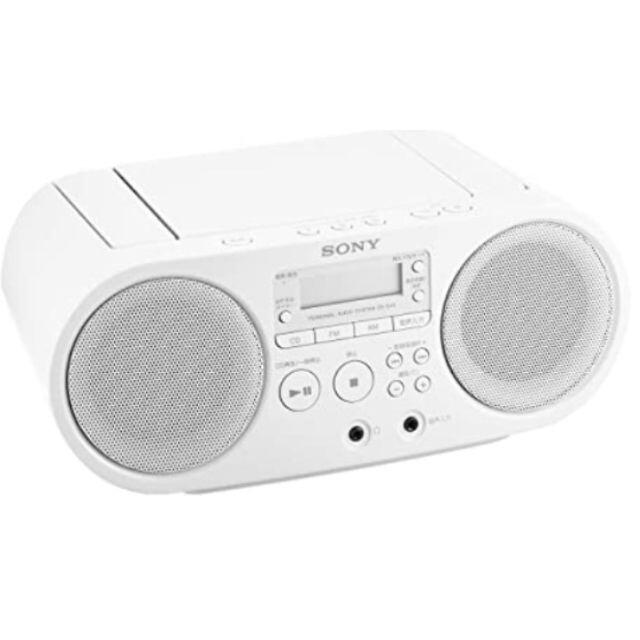 ソニー CDラジオ ZS-S40 ZS-S40 ワイドFM対応 FM ホワイト AM W - 通販