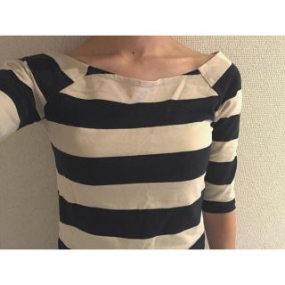 マウジー(moussy)のmoussy ボーダーT(カットソー(半袖/袖なし))