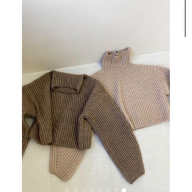 【本日限定価格】lawgy tappori knit 最安値 ニット タートル レディースのトップス(ニット/セーター)の商品写真
