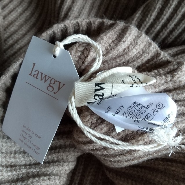 【本日限定価格】lawgy tappori knit 最安値 ニット タートル レディースのトップス(ニット/セーター)の商品写真
