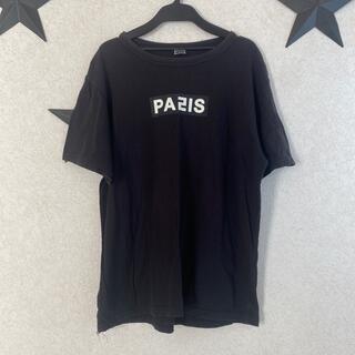 韓国購入 ハングルTシャツ ブラック(Tシャツ(半袖/袖なし))