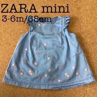 ザラキッズ(ZARA KIDS)のZARA mini デニム風 トップス(シャツ/カットソー)