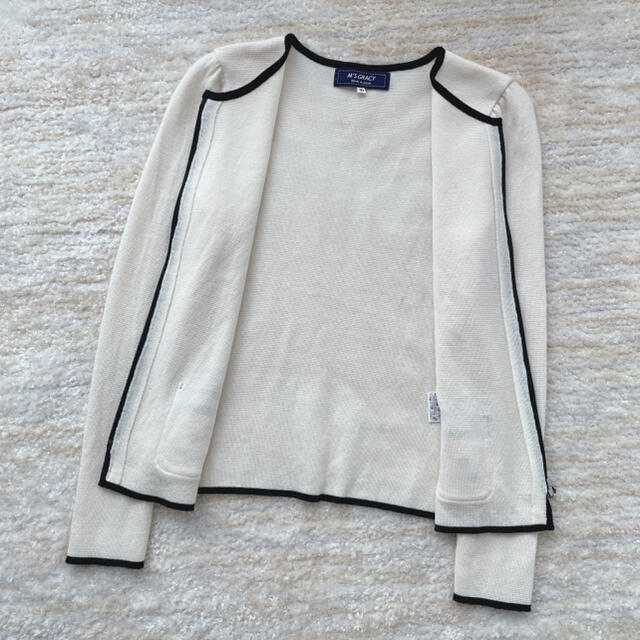 M'S GRACY - エムズグレイシー 40 ニット ジップアップ カーディガン ...