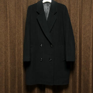 cashmere wool double coat(チェスターコート)