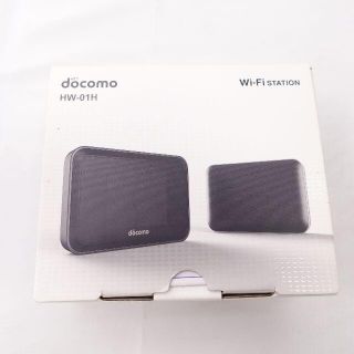 エヌティティドコモ(NTTdocomo)のDOCOMO　モバイルルーター HW-01H　ブラック(その他)