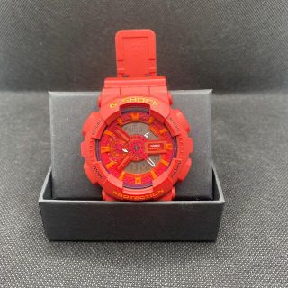 ジーショック(G-SHOCK)の抱き合わせ購入割引有り　美品！G-SHOCK プロテクション　レッド　送料込み(腕時計(デジタル))