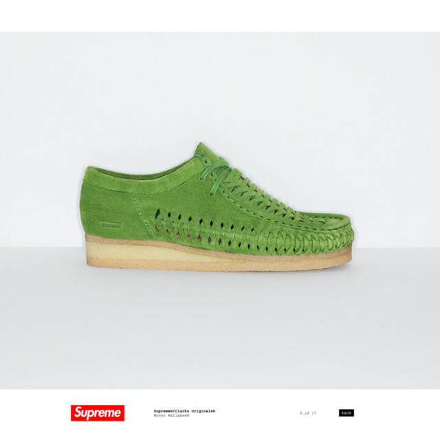 supreme×CLARKS ORIGINALSワラビー　26cm