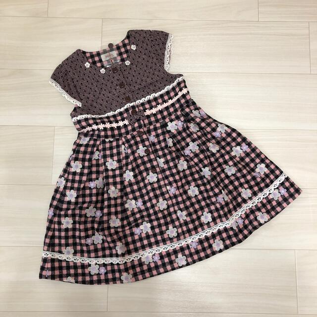 Souris(スーリー)の☆ごま様専用です☆  未使用  souris  JSK  130 キッズ/ベビー/マタニティのキッズ服女の子用(90cm~)(ワンピース)の商品写真