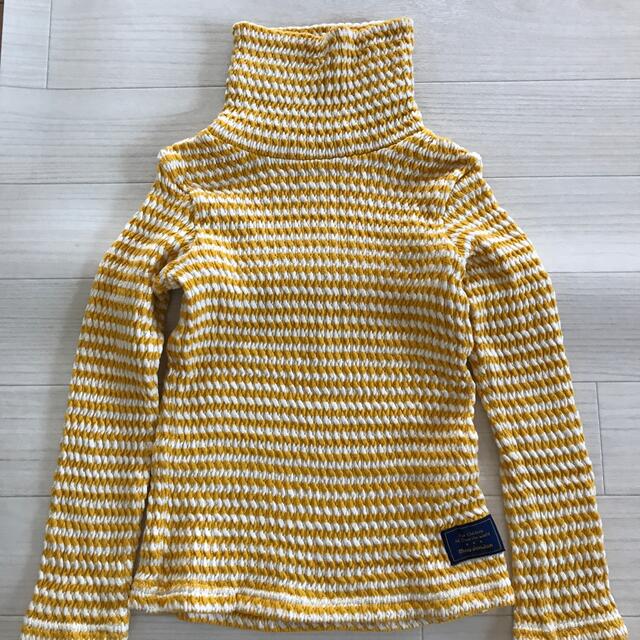 mou jon jon(ムージョンジョン)のmou jon jon タートルニット　120 キッズ/ベビー/マタニティのキッズ服女の子用(90cm~)(その他)の商品写真