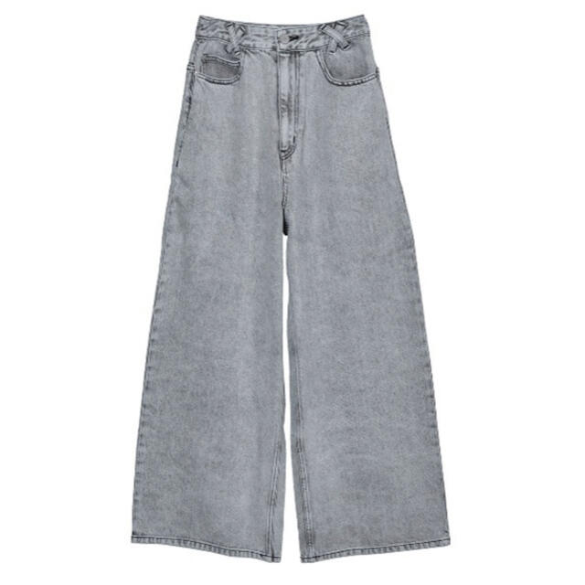 WIDE CHEMICAL DENIM PANTS 1