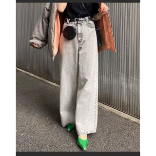 アメリヴィンテージ(Ameri VINTAGE)のWIDE CHEMICAL DENIM PANTS(デニム/ジーンズ)