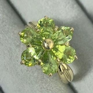 ポンテヴェキオ(PonteVecchio)の【5-48】ペリドット　リング（2.7ct /K18YG ）(リング(指輪))