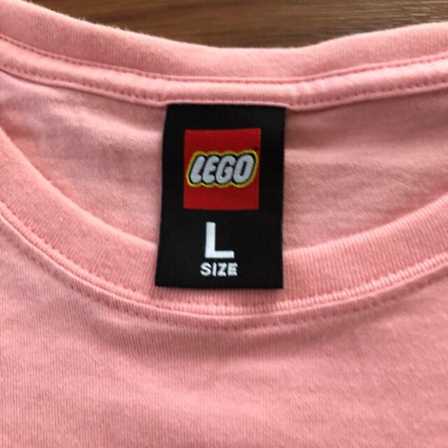 Lego(レゴ)のLEGO サイズＬ　ピンク　Tシャツ 美品 メンズのトップス(Tシャツ/カットソー(半袖/袖なし))の商品写真