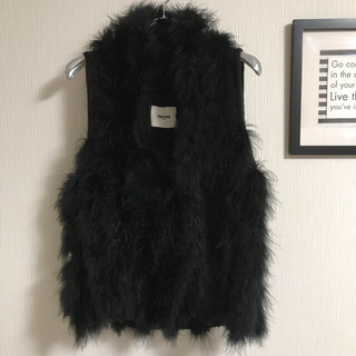 Max mara fur best ファー　ベスト　値下げレディース