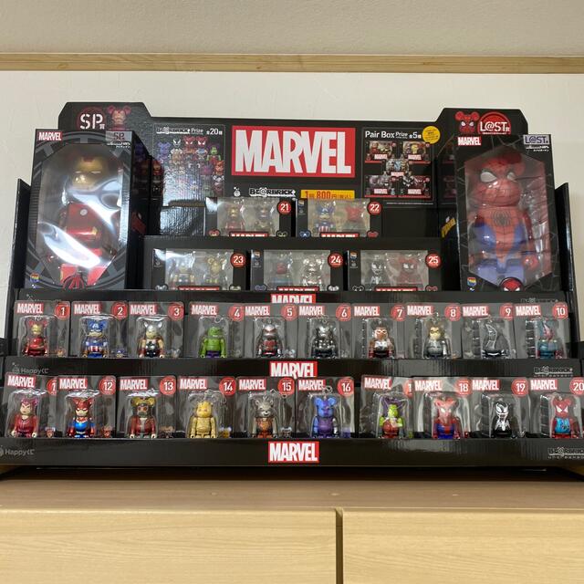 MARVEL マーベル ハッピーくじ ベアブリック BE@RBRICK