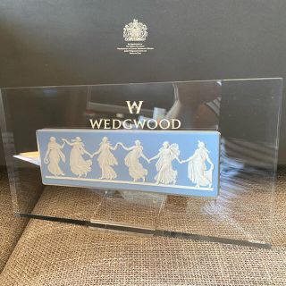 ウェッジウッド(WEDGWOOD)のWEDGWOOD 陶板 ダンシングアワー ジャスパー ブルー (食器)