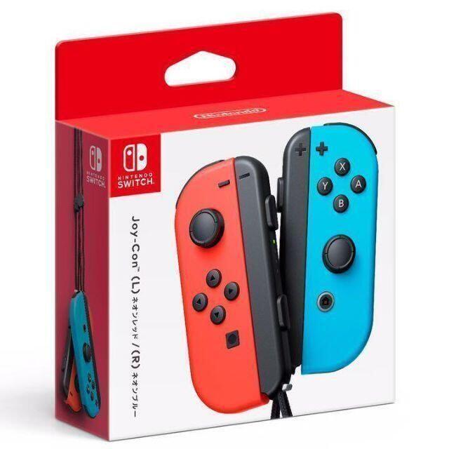 Nintendo Switch(ニンテンドースイッチ)の【新品未開封】Joy-Con (L) ネオンレッド/ (R) ネオンブルー×2 エンタメ/ホビーのゲームソフト/ゲーム機本体(その他)の商品写真