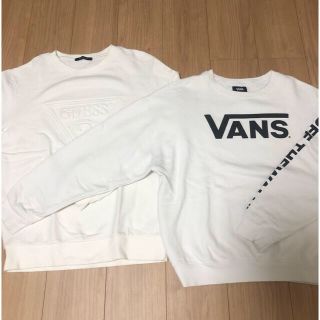 ゲス(GUESS)のGUESS VANS スウェット　2点セット(スウェット)