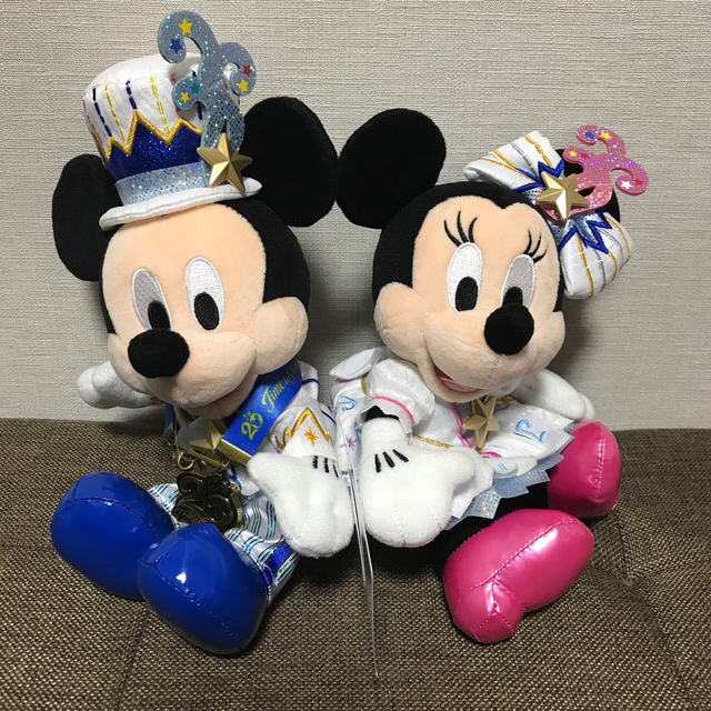 Disney ディズニーシー 周年 ミッキー ミニー ペア ぬいぐるみの通販 By すいか ディズニーならラクマ