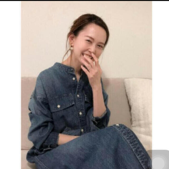 SLOBE IENA(スローブイエナ)のLE DENIM デニムワンピース レディースのワンピース(ロングワンピース/マキシワンピース)の商品写真