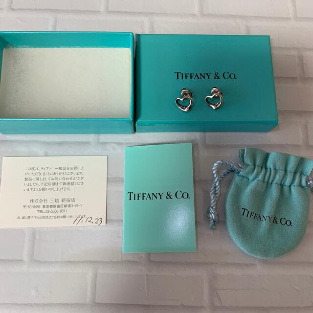 Tiffany & Co.(ティファニー)のティファニー　オープンハート　ピアス レディースのアクセサリー(ピアス)の商品写真